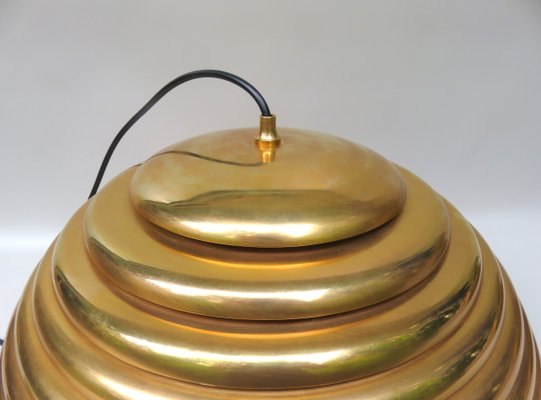 5639/S Saturno Gold-Plated Pendant Light by Kazuo Motozawa for Staff, 1970s-EY-992973