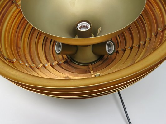 5639/S Saturno Gold-Plated Pendant Light by Kazuo Motozawa for Staff, 1970s-EY-992973