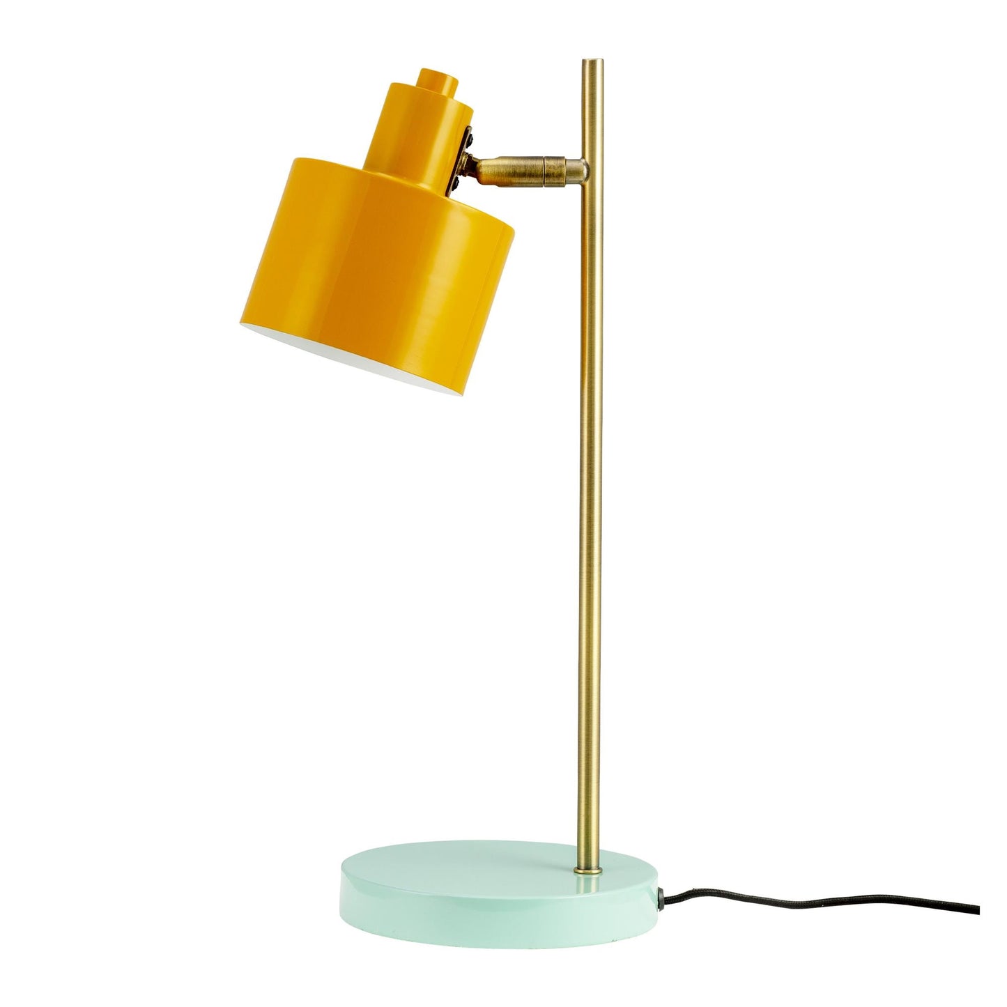 Ocean Table Lamp by Dyberg Larsen #Curry/ Brass/ Turquoise