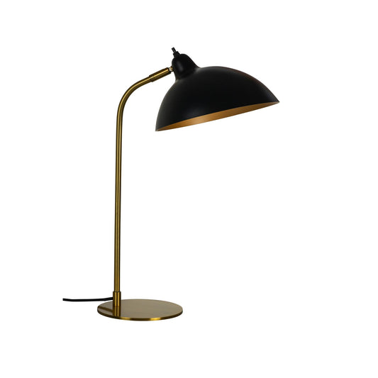 Futura Table Lamp by Dyberg Larsen #Matt Black/ Gold/Brass