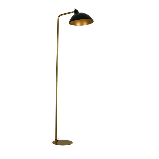 Futura Floor Lamp by Dyberg Larsen #Matt Black/ Gold/Brass