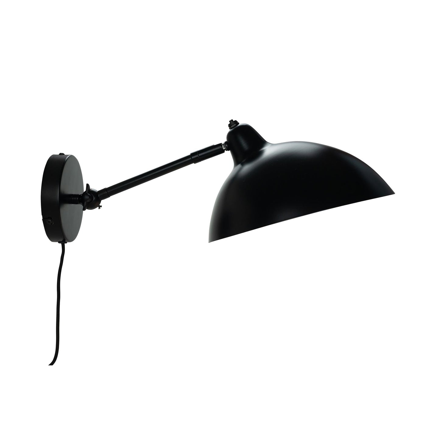 Futura Wall Lamp by Dyberg Larsen #Matt Black and White