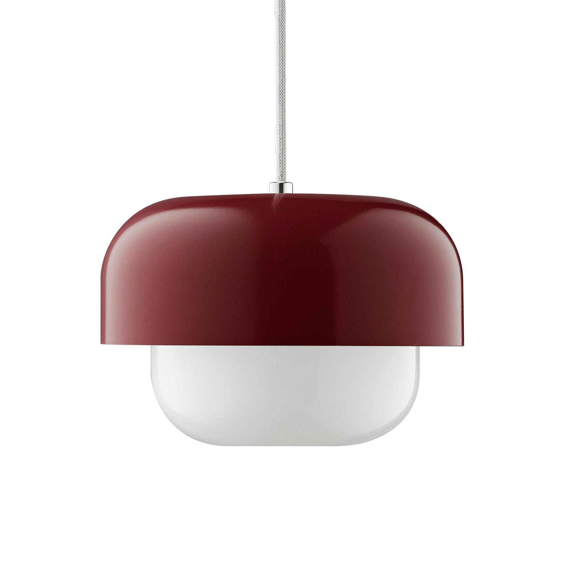 Haipot Ø23 Pendant Lamp by Dyberg Larsen #Red Dusty Earth/Dark Red