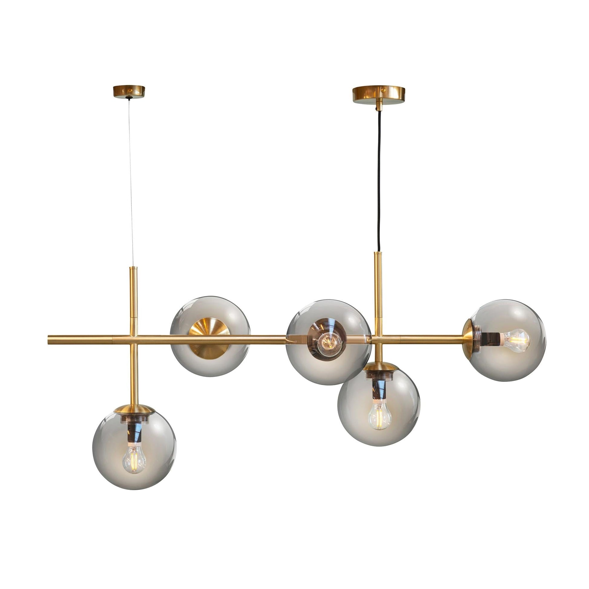 Como Pendant Lamp by Dyberg Larsen #Brass