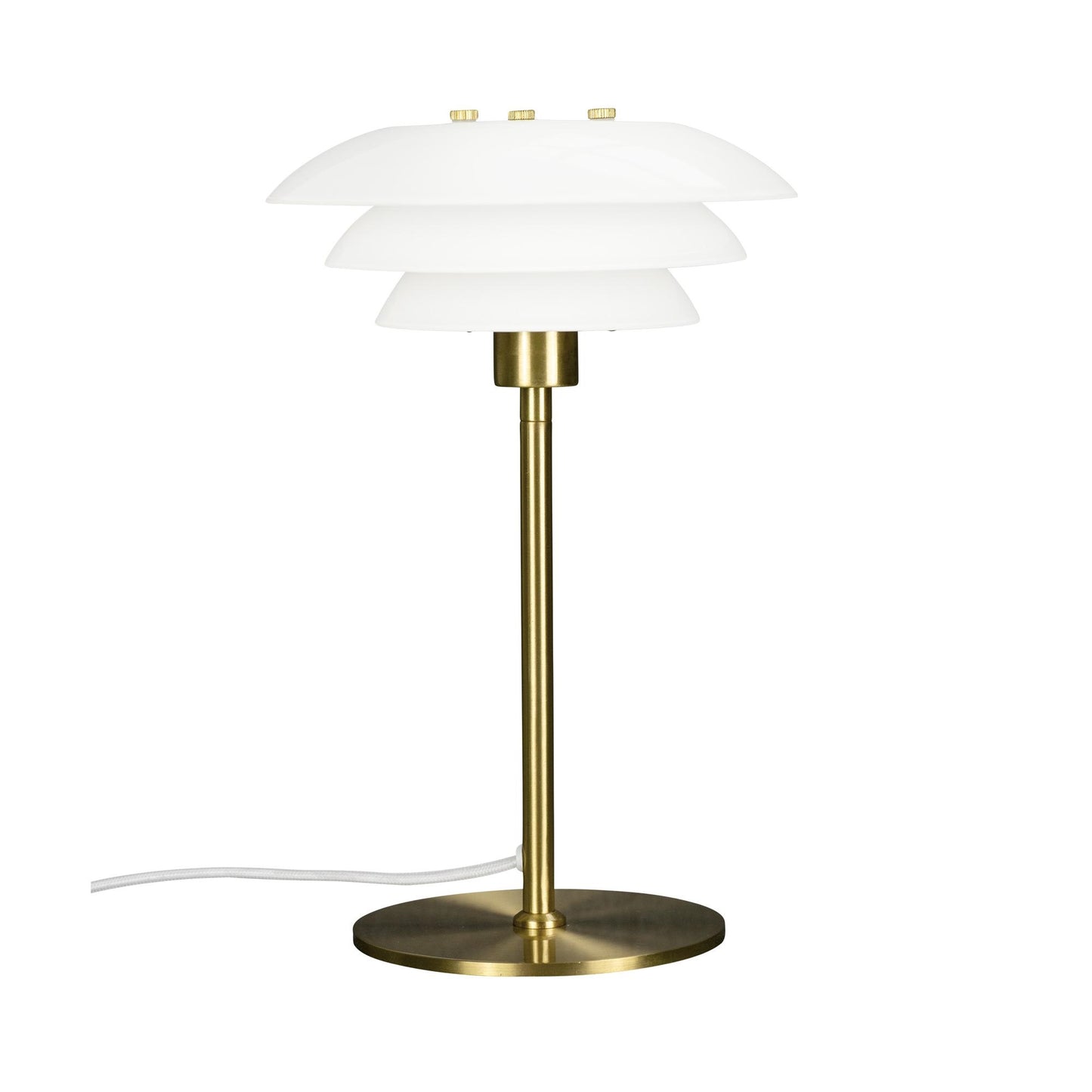 DL20 Table Lamp by Dyberg Larsen #Opal/ Brass