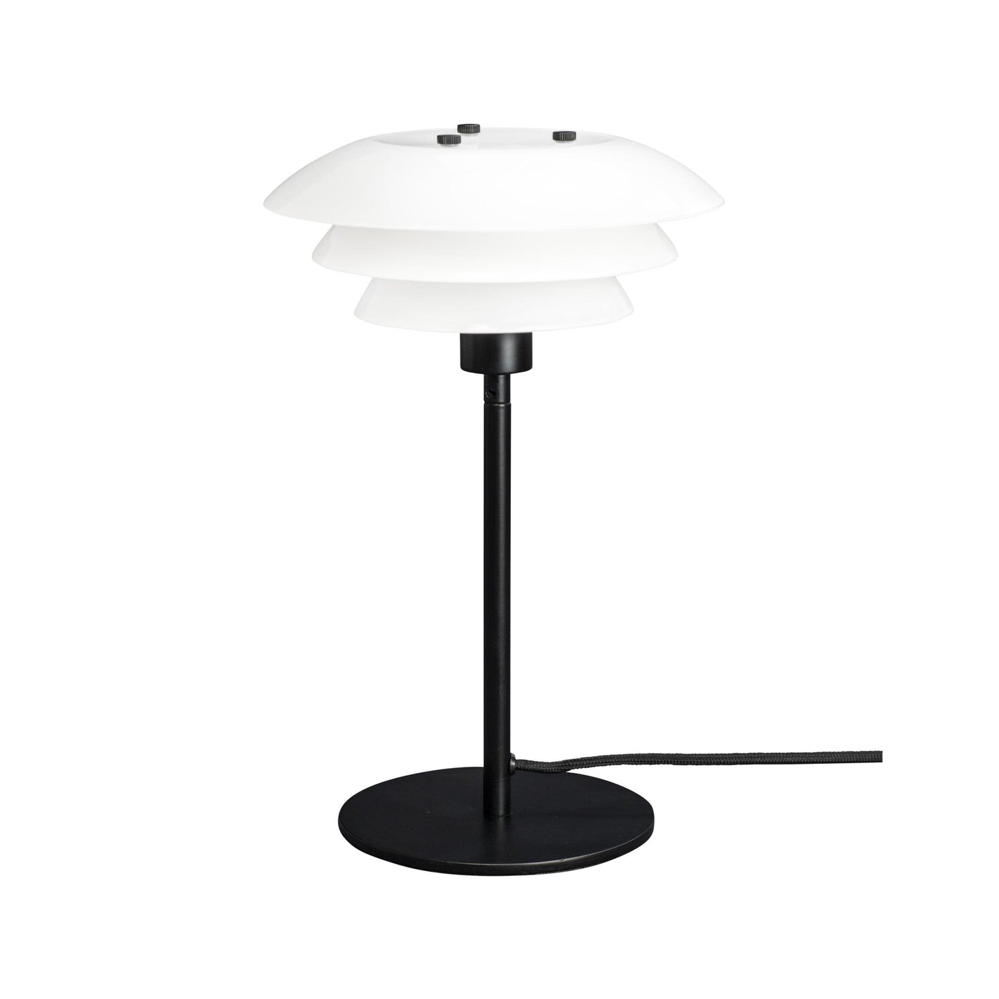 DL20 Table Lamp by Dyberg Larsen #Opal/ Black