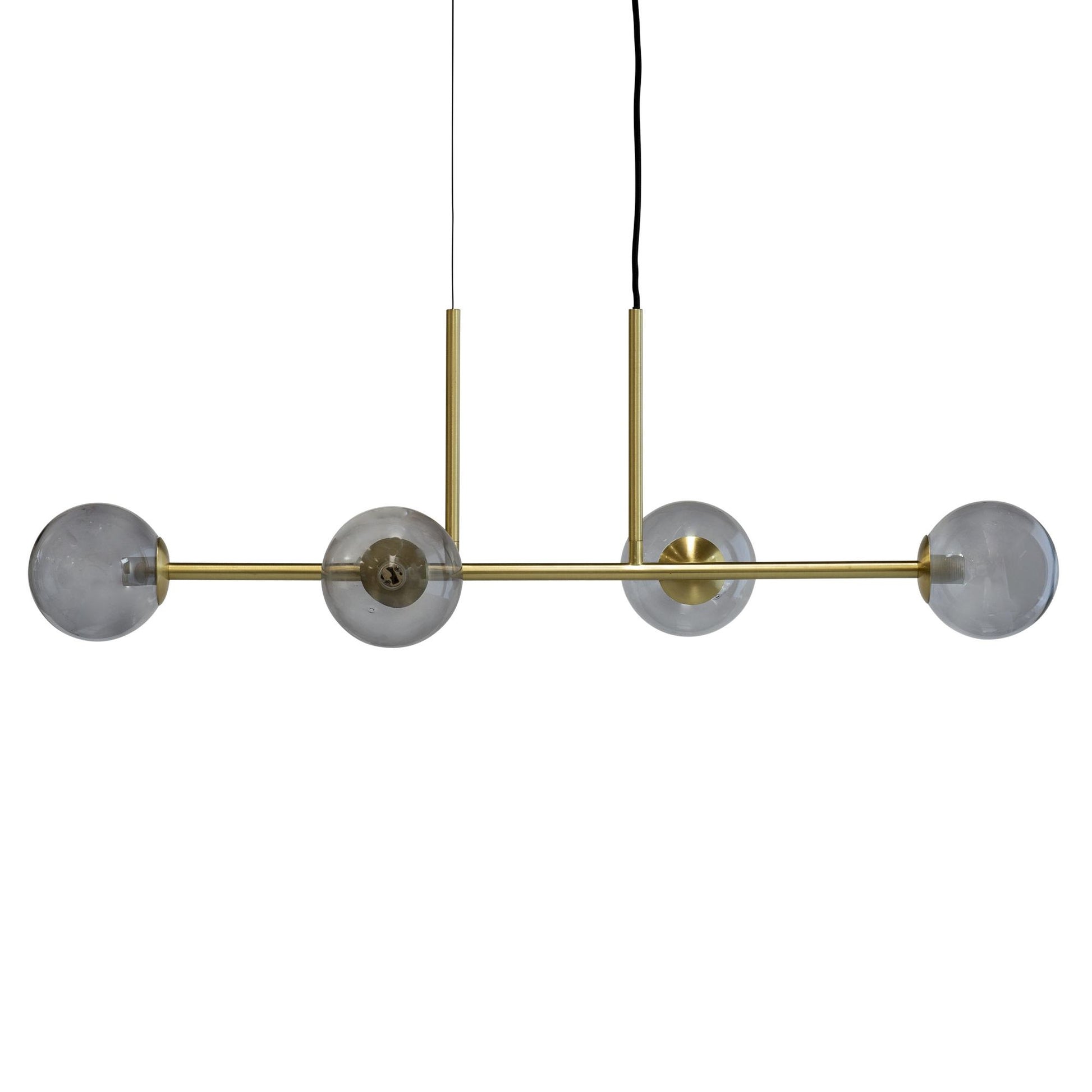 Clark Pendant Lamp by Dyberg Larsen #Smoke/ Brass