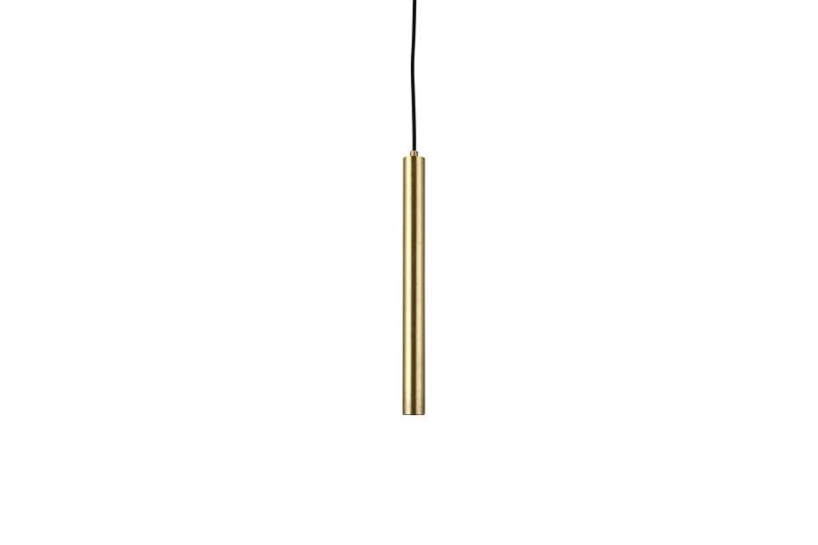 Pipe One Pendant Lamp by NORR11 #Brass/Black
