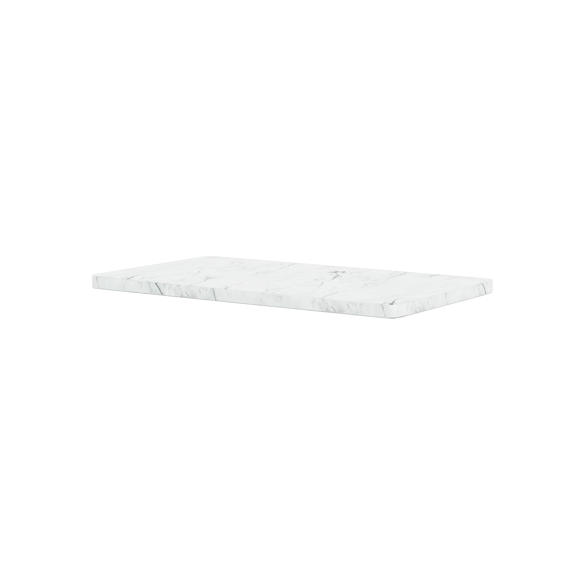 Panton Wire Top Plate 34.8 cm x 18.8 cm by Montana #White marble