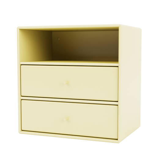 Mini 1006 Bookcase w. 2 Drawers by Montana #Camomile