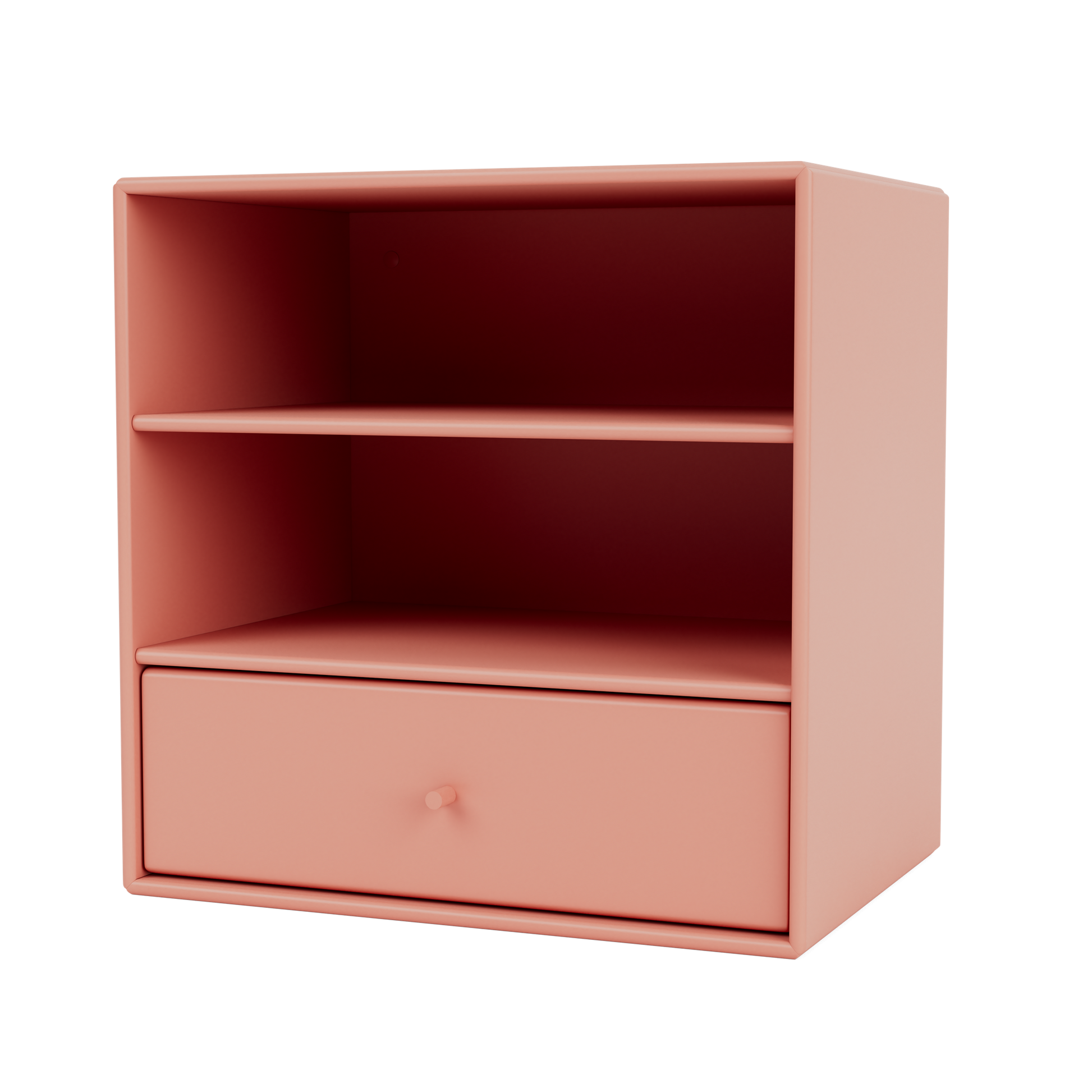 Mini 1005 Bookcase with Drawer by Montana #Rhubarb