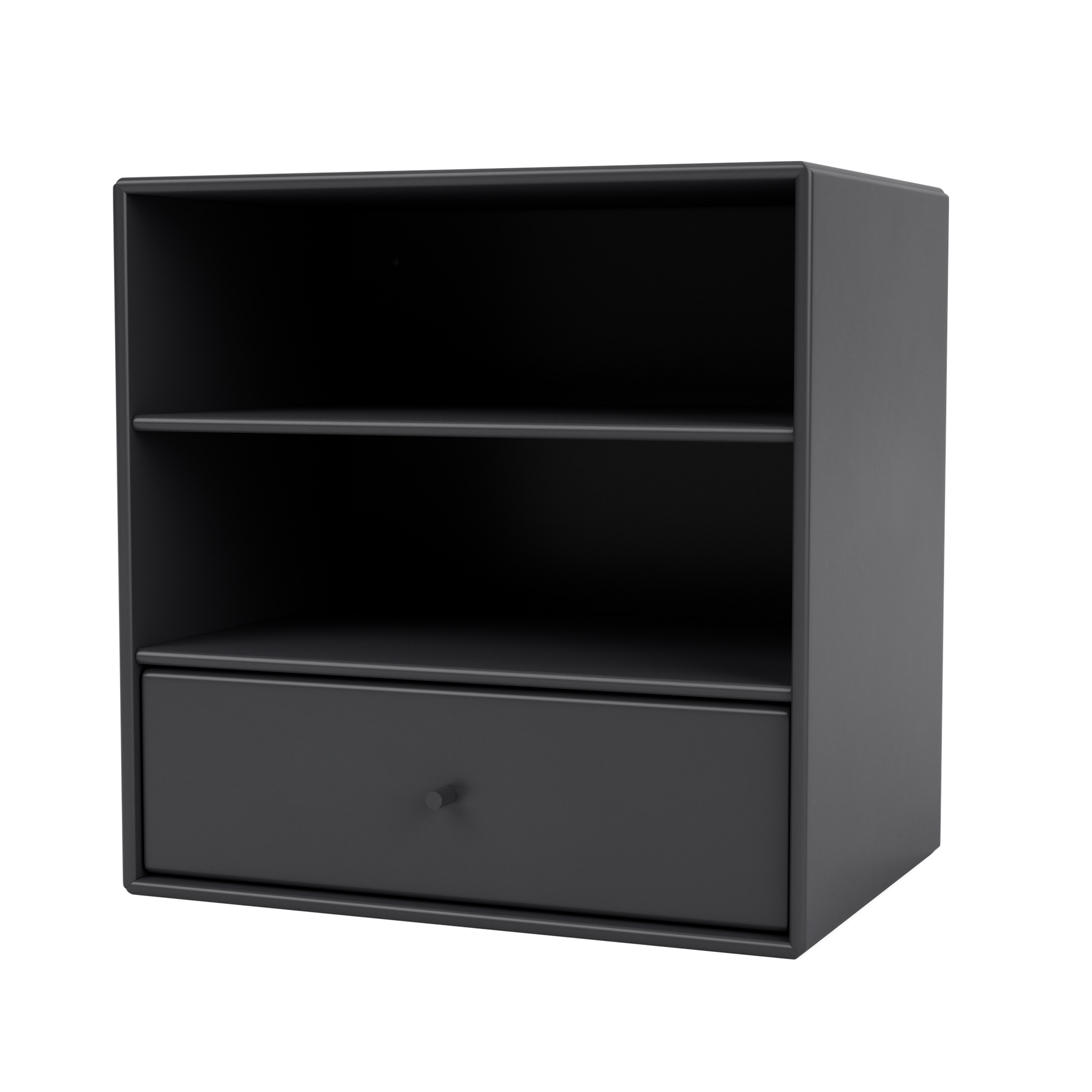 Mini 1005 Bookcase with Drawer by Montana #Anthracite