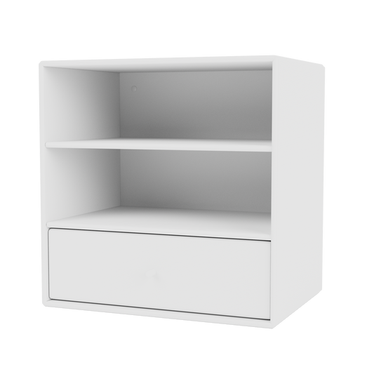 Mini 1005 Bookcase with Drawer by Montana #New White