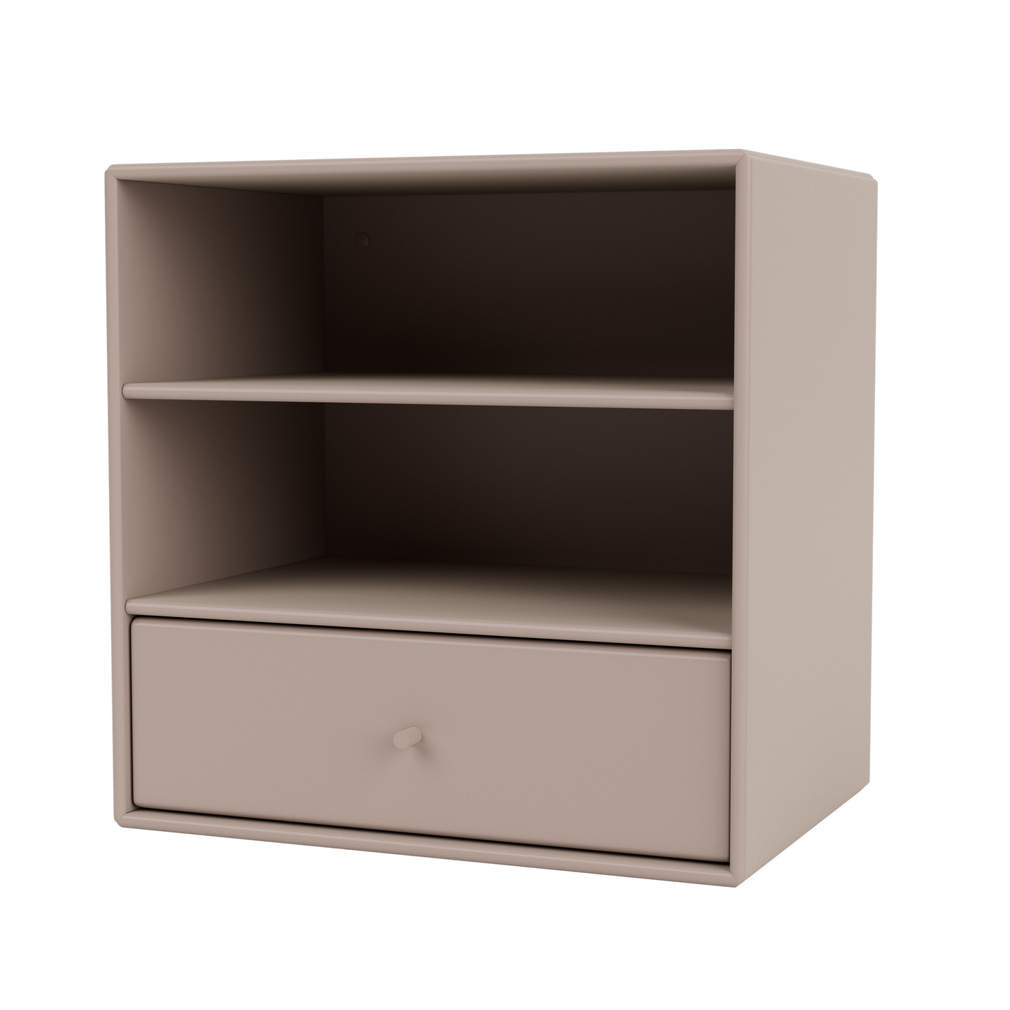 Mini 1005 Bookcase with Drawer by Montana #Mushroom