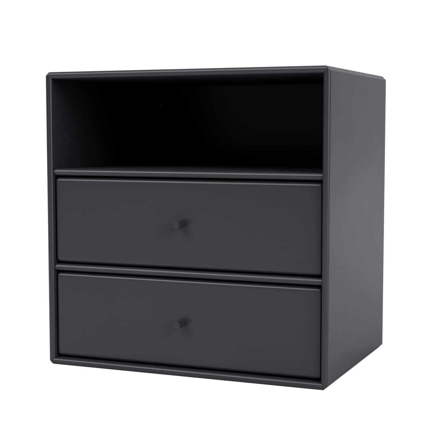 Mini 1006 Bookcase w. 2 Drawers by Montana #Anthracite