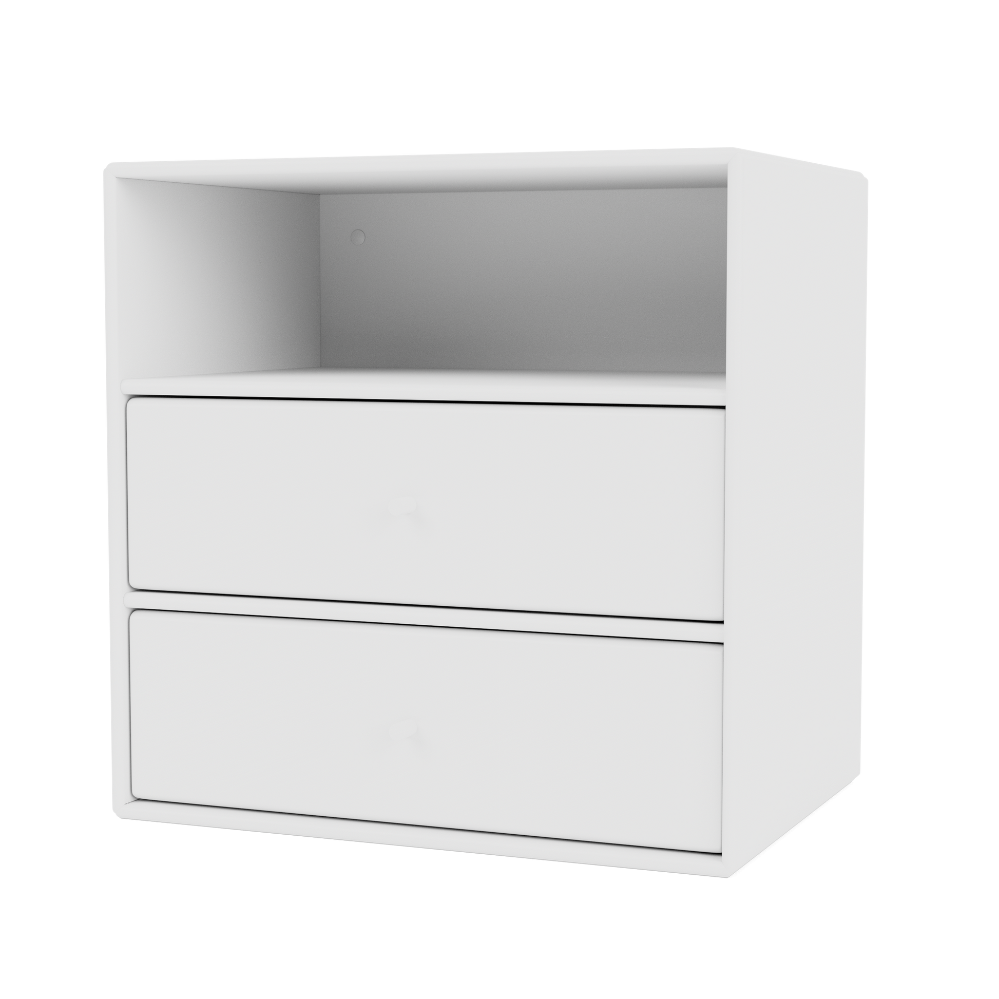 Mini 1006 Bookcase w. 2 Drawers by Montana #New White
