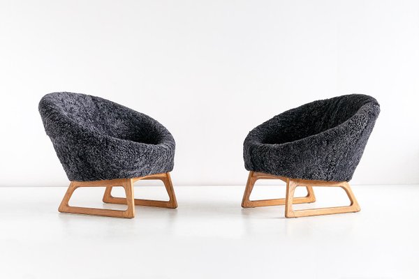 57A Lounge Chairs by Kurt Østervig for Rolschau Møbler, 1958, Set of 2-FMT-827192