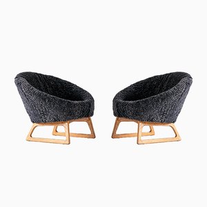 57A Lounge Chairs by Kurt Østervig for Rolschau Møbler, 1958, Set of 2-FMT-827192