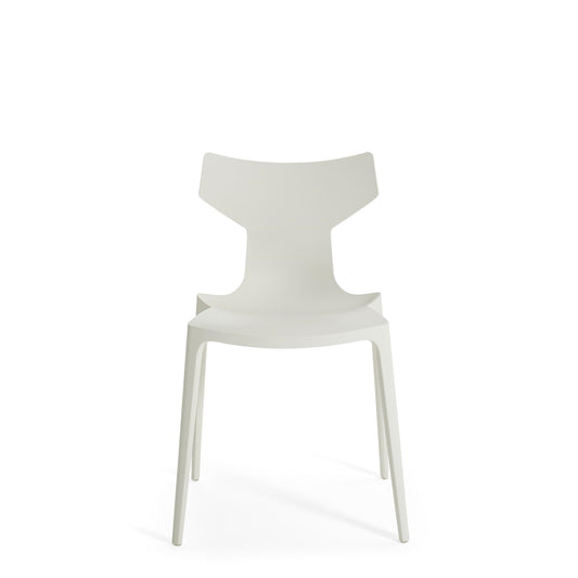 Re-Chair Dining Table Chair by Kartell #White