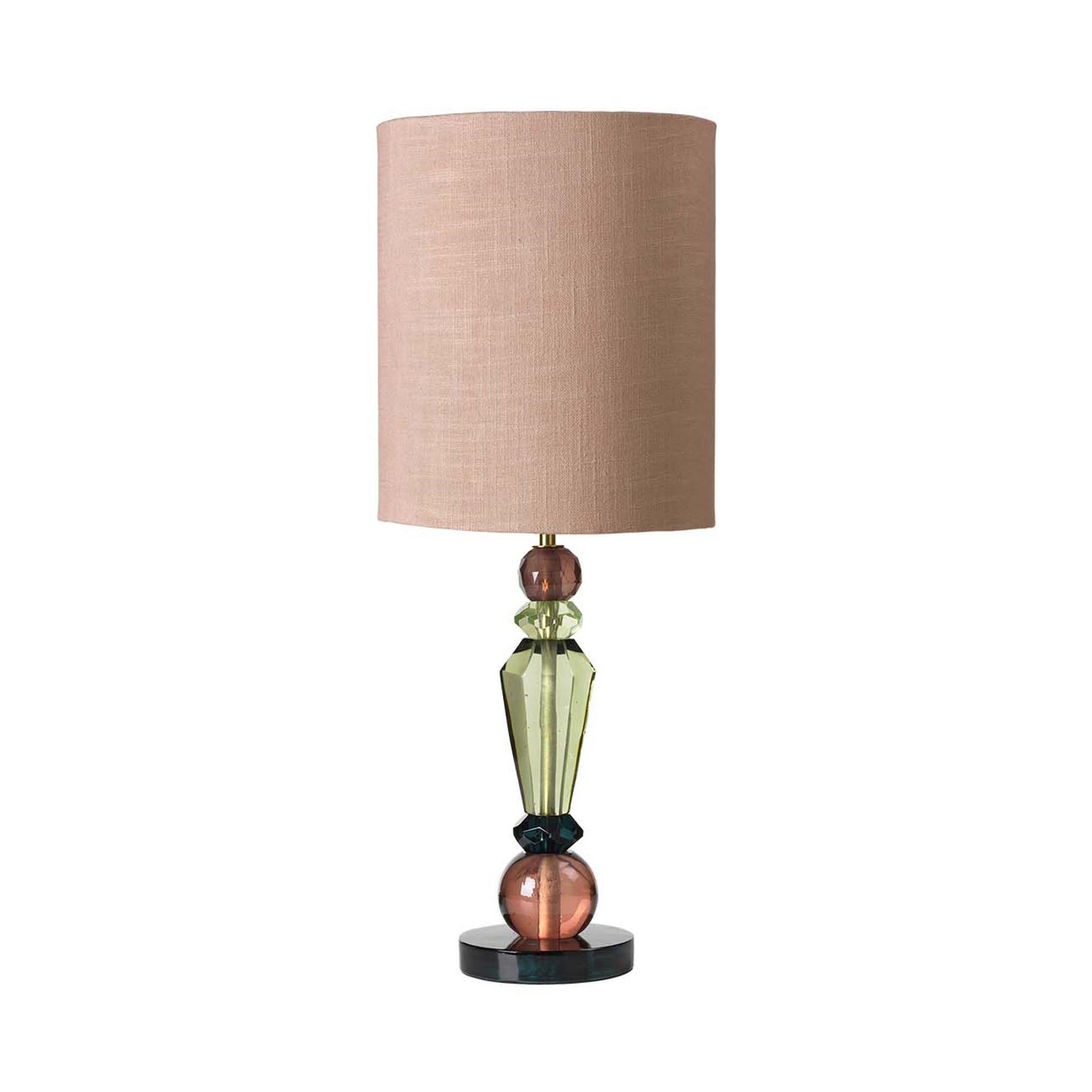 Caia Table Lamp by Cozy Living #Matcha/Dusty Rose