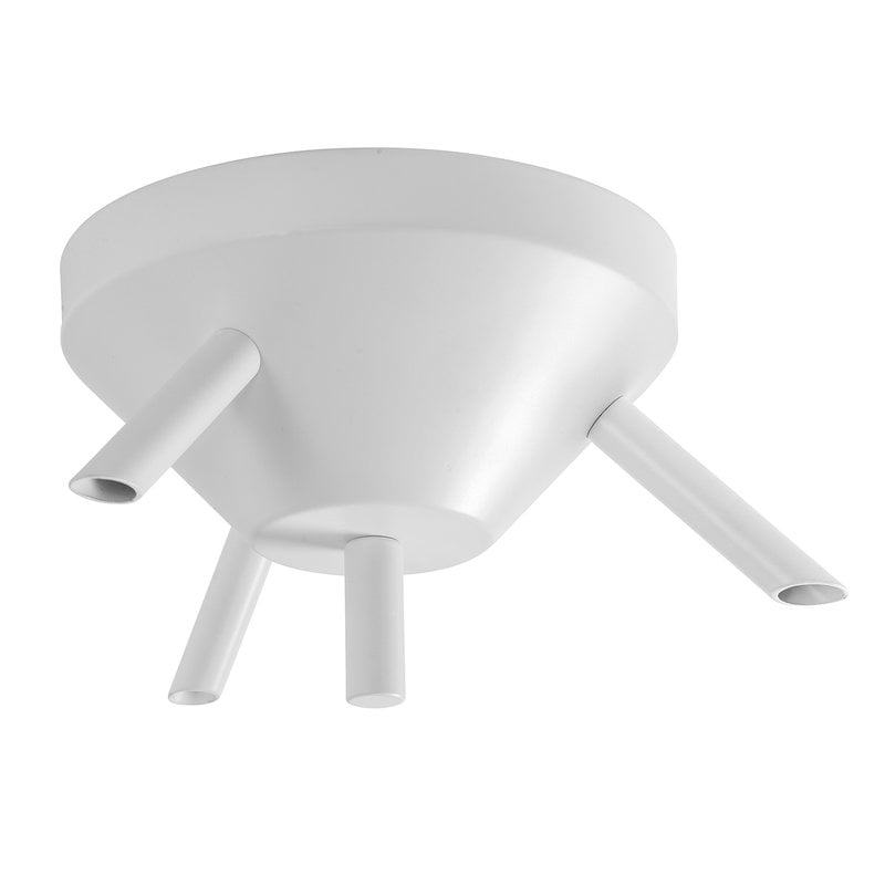 Ceiling cup with 3 outlets by Airam #white #