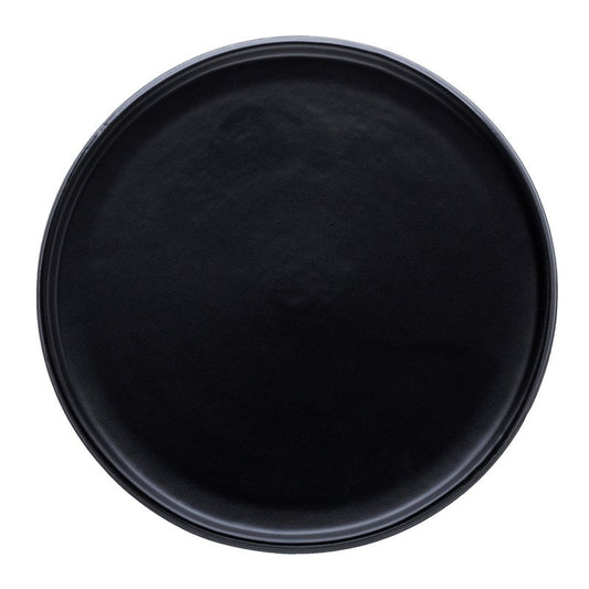 Eclipse dinner plate 29 cm by Vaidava Ceramics #black #