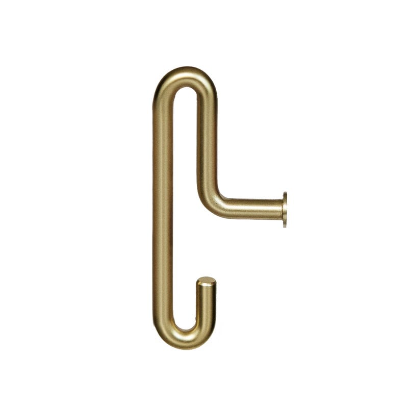 Wall hook 2 pcs by Moebe #small, matt gold #