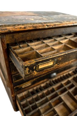 6-Drawer Wood and Metal Dresser, 1930s-PYA-982812