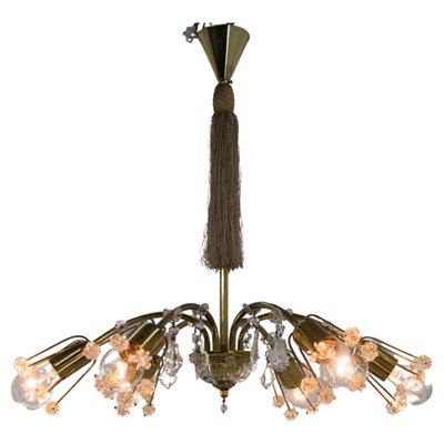 6-Light Chandelier by Emil Stejnar for Rupert Nikoll, Austria, 1950s-TZ-1107748