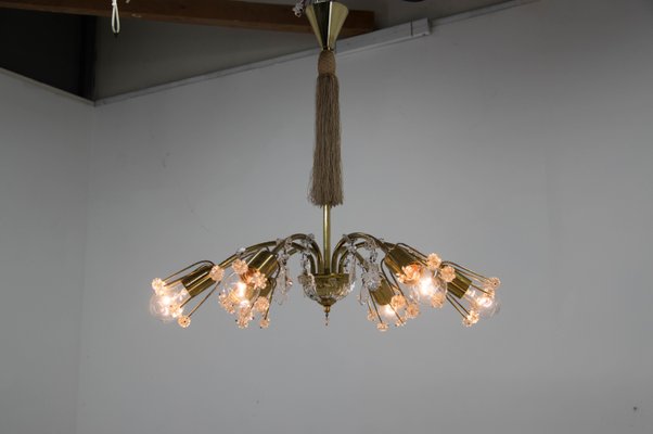 6-Light Chandelier by Emil Stejnar for Rupert Nikoll, Austria, 1950s-TZ-1107748