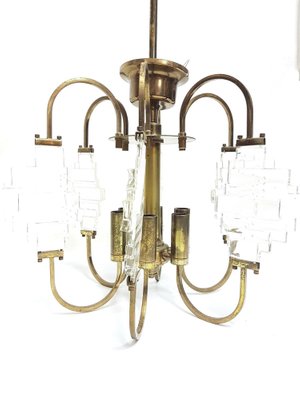 6-Light Chandelier by Stilkronen, 1960s-FIP-1286774