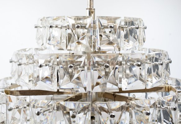 6-Tiered Crystal Ceiling Lamp from Kinkeldey, 1974-GCG-754055