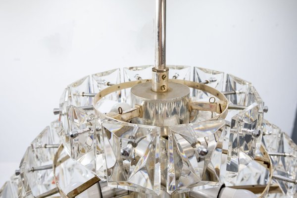 6-Tiered Crystal Ceiling Lamp from Kinkeldey, 1974-GCG-754055