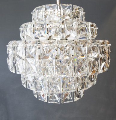 6-Tiered Crystal Ceiling Lamp from Kinkeldey, 1974-GCG-754055