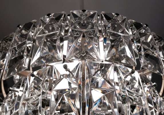 6-Tiered Crystal Ceiling Lamp from Kinkeldey, 1974-GCG-754055