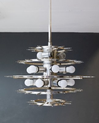 6-Tiered Crystal Ceiling Lamp from Kinkeldey, 1974-GCG-754055