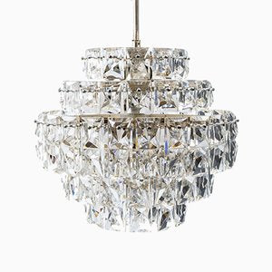 6-Tiered Crystal Ceiling Lamp from Kinkeldey, 1974-GCG-754055