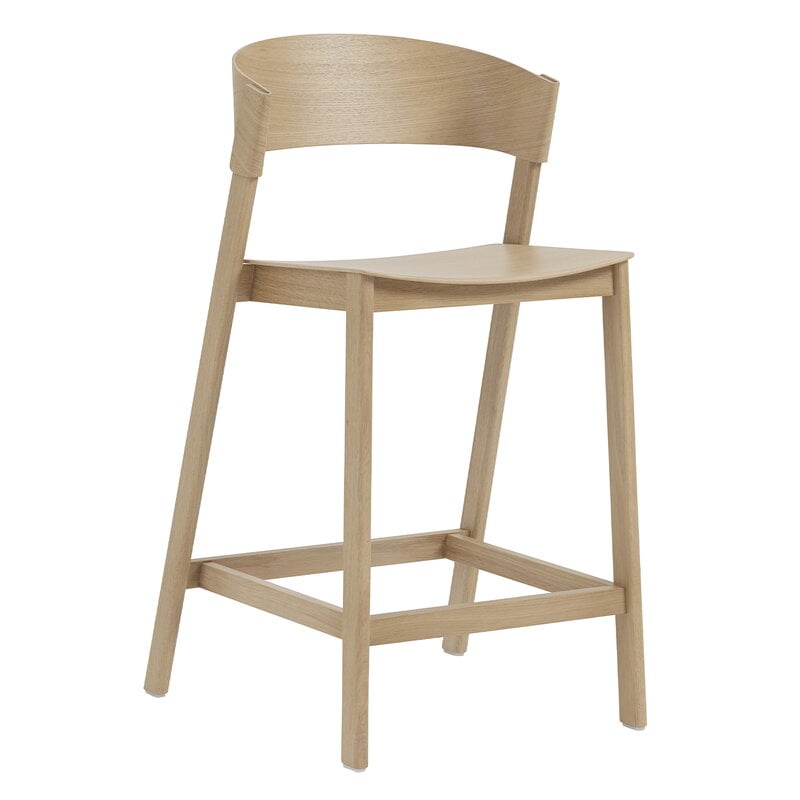 Cover counter stool by Muuto #65 cm, oak #