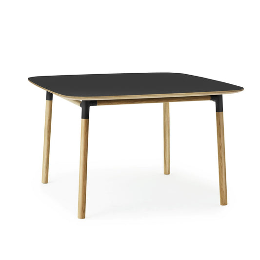 Form Dining Table 120 x 120 cm by Normann Copenhagen #Black/ Oak