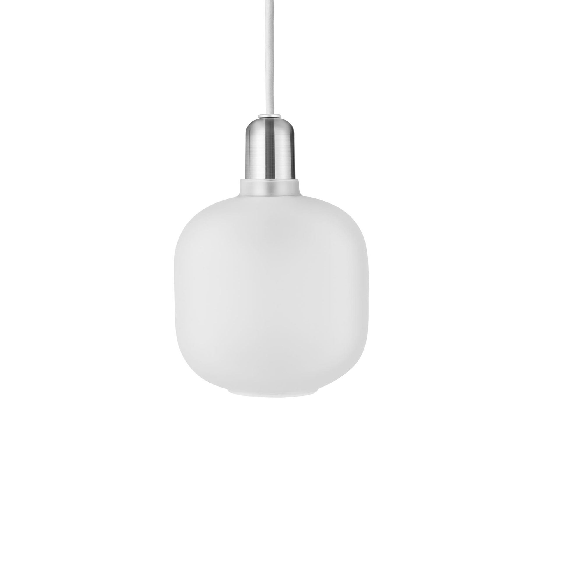 Amp Pendant Lamp Small by Normann Copenhagen #White / Zink