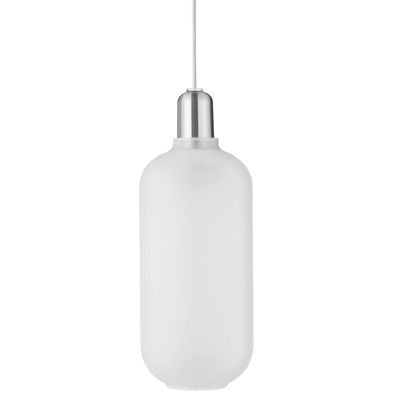 Amp Pendant Lamp Large by Normann Copenhagen #White / Zink
