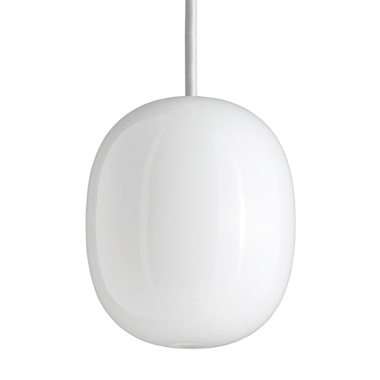 Superegg 200P Pendant Lamp by Piet Hein #Opal with White Cord