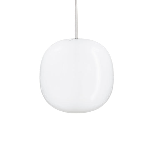 Superkube 150P Pendant Lamp by Piet Hein #Opal with White Cord