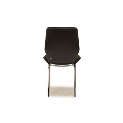 610 Chairs in Anthracite Fabric from Rolf Benz, Set of 8-RQW-1822298