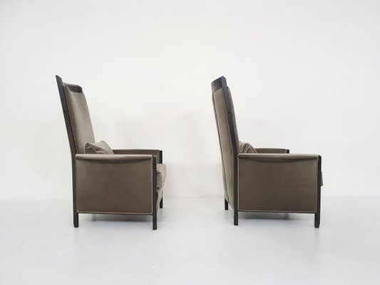 63970 Lounge Chairs by Umberto Asnago for Giorgetti Peggy, Italy 1990s, Set of 2-ZO-907191