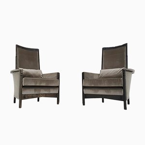 63970 Lounge Chairs by Umberto Asnago for Giorgetti Peggy, Italy 1990s, Set of 2-ZO-907191