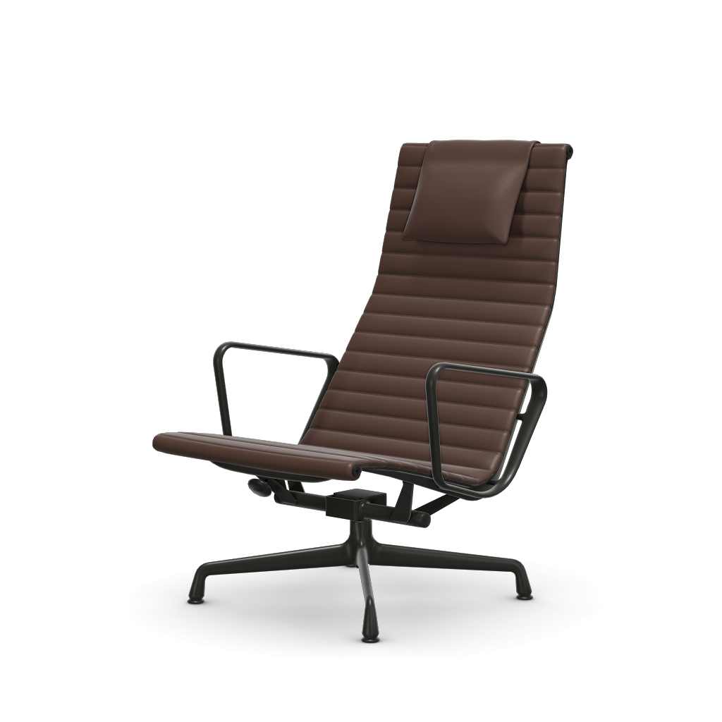 Aluminium Chair EA 124 – Lounge (Cover material - Fabric Leather)