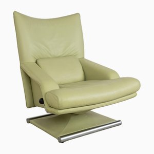 6500 Leather Armchair in Green - Yellow from Rolf Benz-RQW-2036288