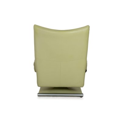 6500 Leather Armchair Set in Green from Rolf Benz, Set of 2-RQW-2036338