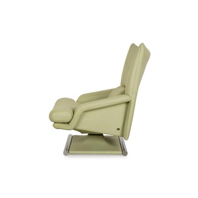 6500 Leather Armchair Set in Green from Rolf Benz, Set of 2-RQW-2036338